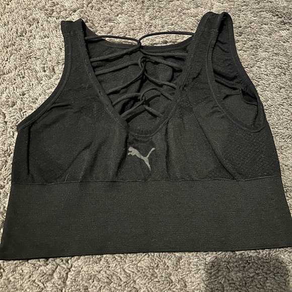L High-neck Puma Sports Bra - Picture 2 of 2